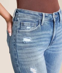 Jeans | VERVET by Flying Monkey Bella Mid-Rise Flare Stretch Jean Elegant Grace
