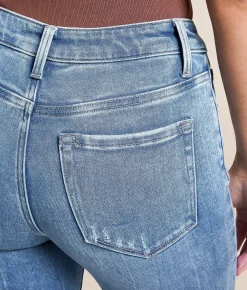Jeans | VERVET by Flying Monkey Bella Mid-Rise Flare Stretch Jean Elegant Grace