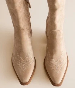 Mi.iM Belle Tall Western Boot Khaki Hot