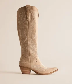 Mi.iM Belle Tall Western Boot Khaki Hot