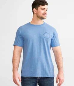 Graphic T-Shirts | Howitzer Bell Flag T-Shirt Light Blue Heather