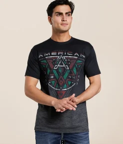 American Fighter Bellview T-Shirt Black Mass Hot