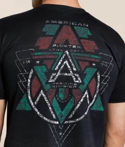American Fighter Bellview T-Shirt Black Mass Hot