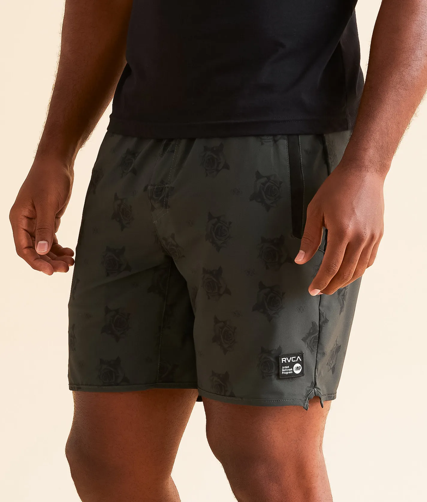 RVCA Benj Yogger Stretch Short Smoke Online