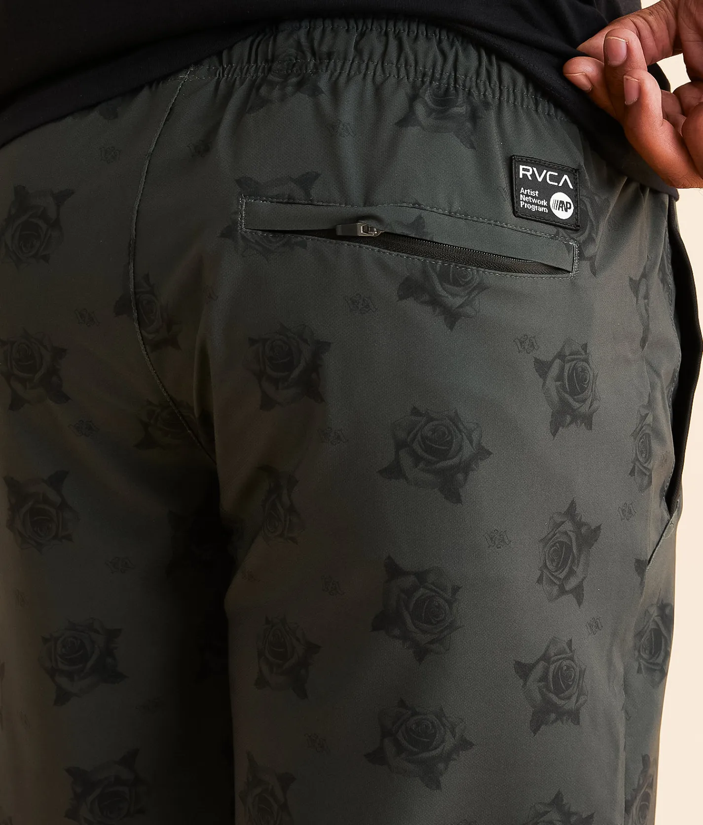 RVCA Benj Yogger Stretch Short Smoke Online