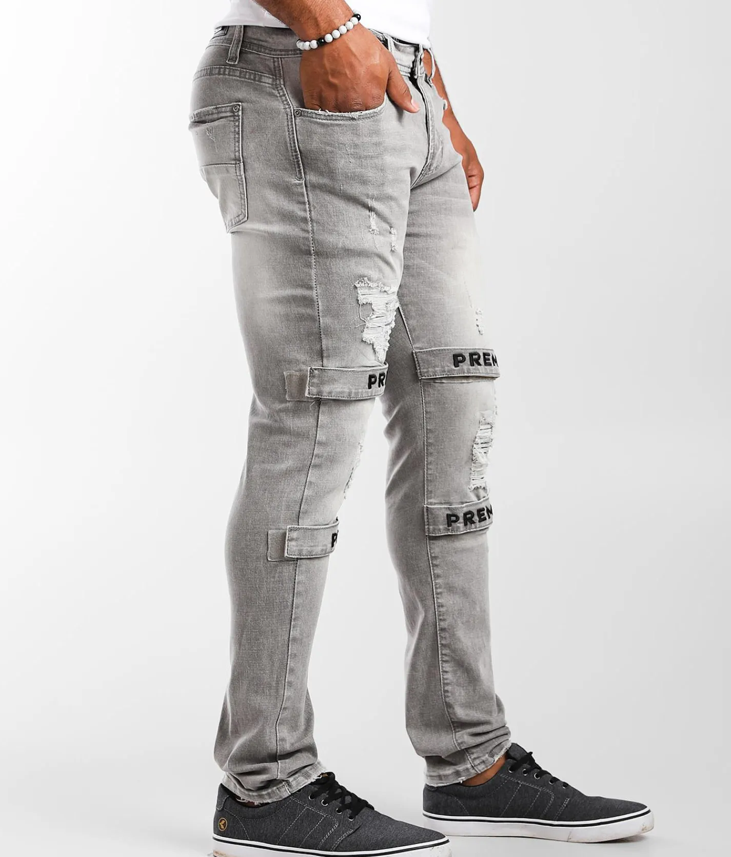 Sale Jeans|Bottoms | PREME Berlin Skinny Stretch Jean Berlin Grey