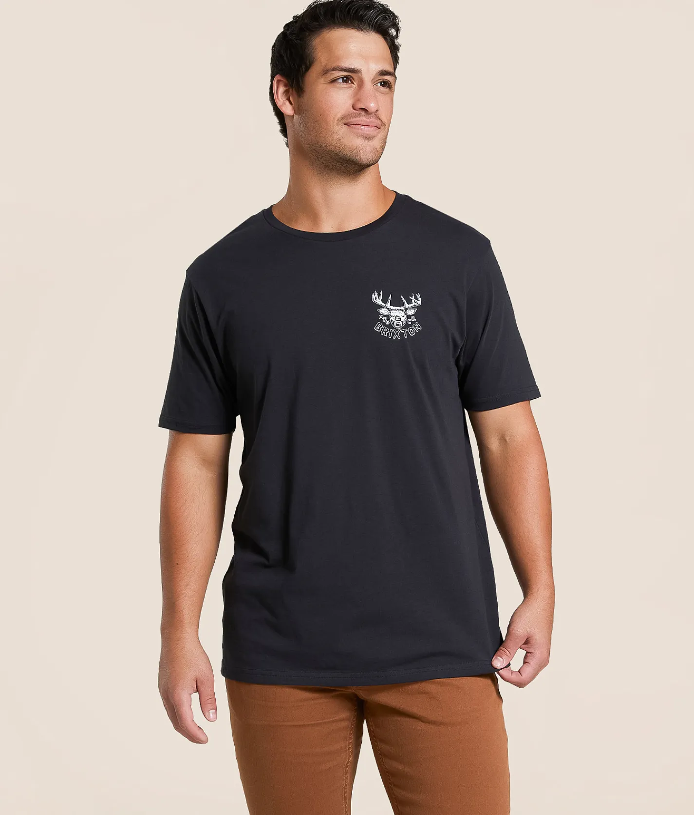 Brixton Berrick T-Shirt Black Hot