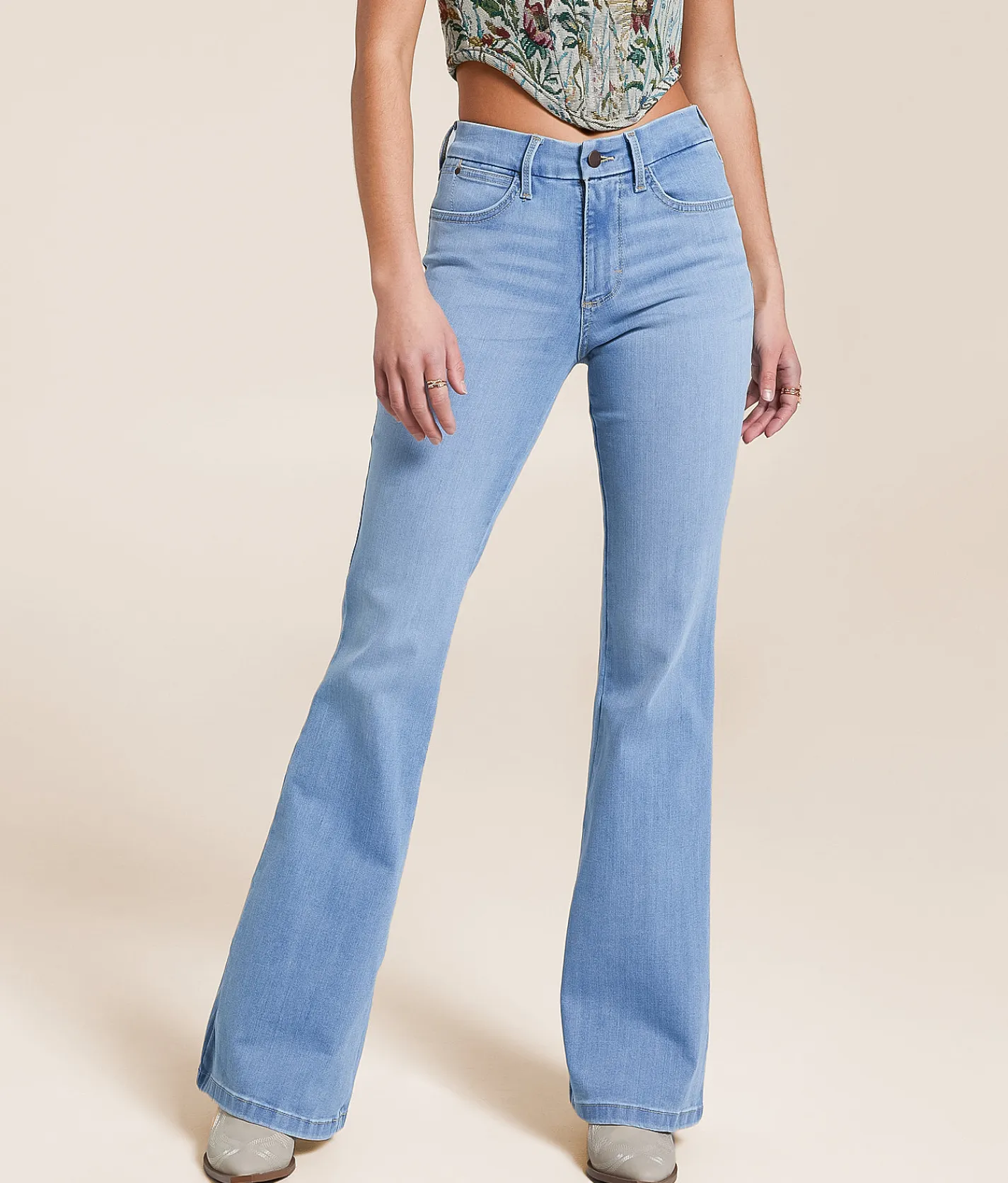 Jeans|Bottoms | Wrangler® Bespoke Flare Stretch Jean Harmony