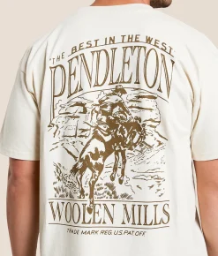 Pendleton Best In The West T-Shirt Cream Hot