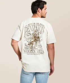 Pendleton Best In The West T-Shirt Cream Hot