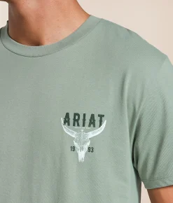 Ariat Best Longhorn T-Shirt Lily Pad