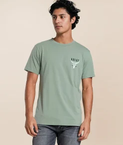 Ariat Best Longhorn T-Shirt Lily Pad