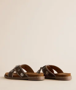 Shoes | Very G Betsy Western Sandal Chocolate