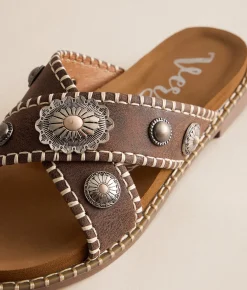 Shoes | Very G Betsy Western Sandal Chocolate
