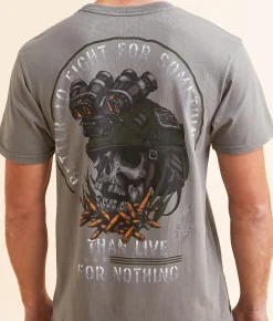 Graphic T-Shirts | Howitzer Better To Fight T-Shirt Gunmetal