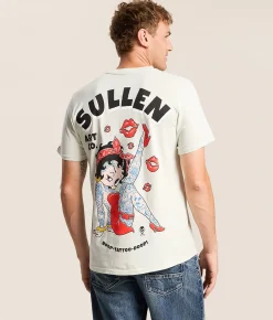 Tops|Graphic T-Shirts | Sullen Betty T-Shirt Hushed Green