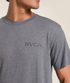 Tops|Graphic T-Shirts | RVCA Bevelled T-Shirt Smoke