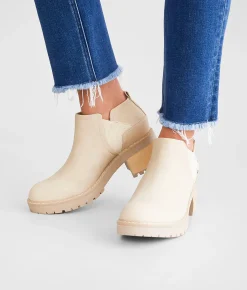 Bullboxer B-52 Faux Leather Ankle Boot Beige