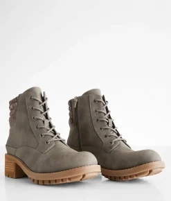 Bullboxer B-52 Heeled Ankle Boot Taupe Brown Hot