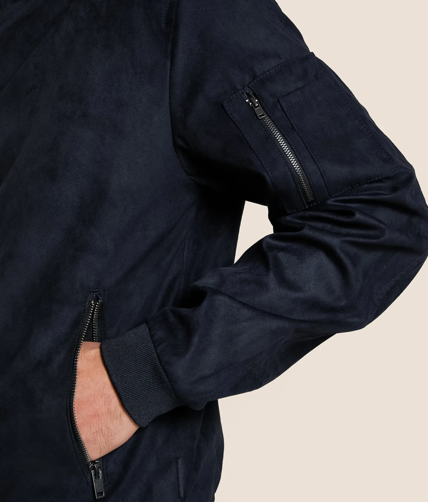 Tops|Coats & Jackets | BLEND Bhegio Faux Suede Jacket Black