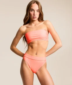 Cyn & Luca Bianca Bandeau Swim Top Melon Online