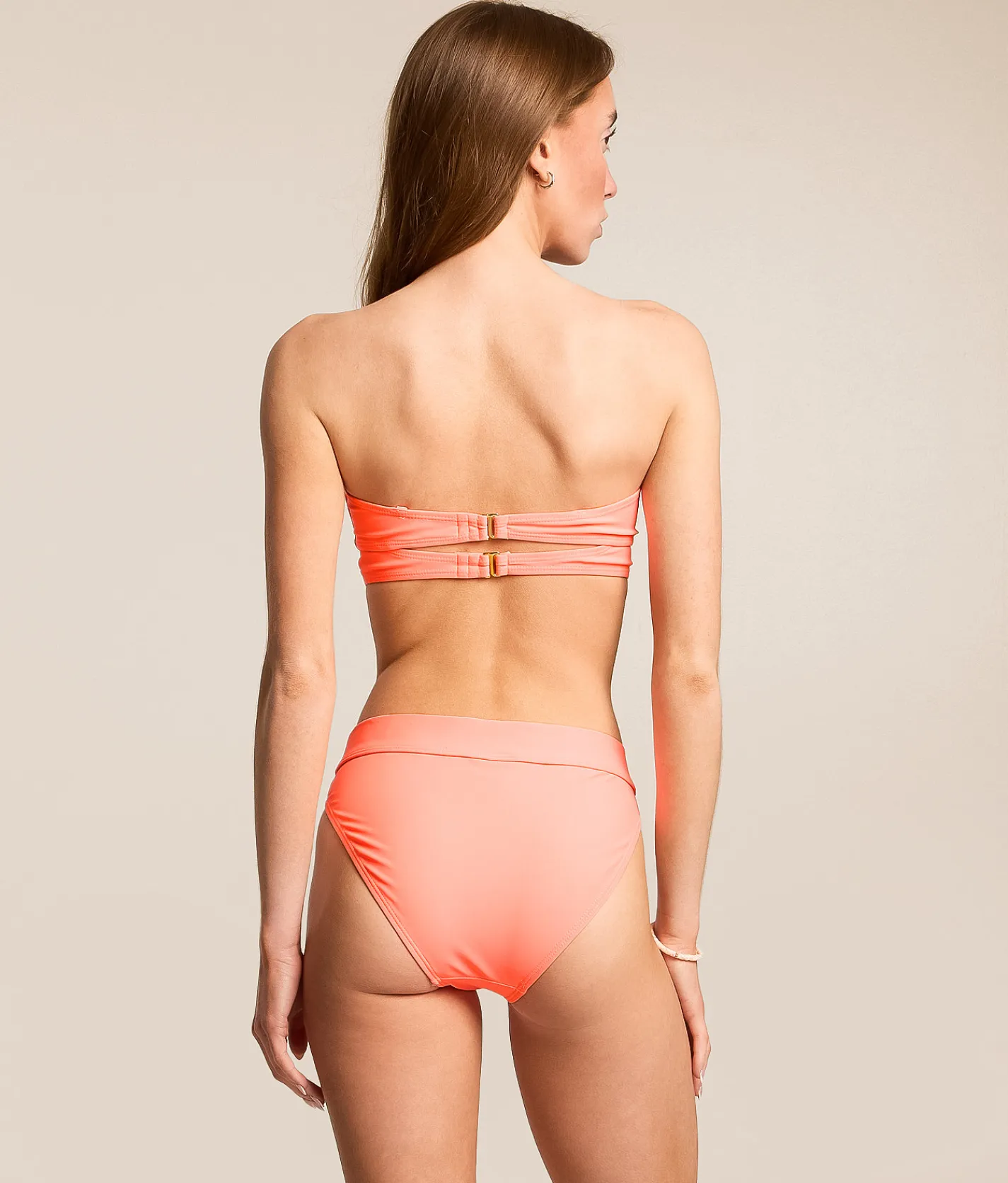 Cyn & Luca Bianca Bandeau Swim Top Melon Online