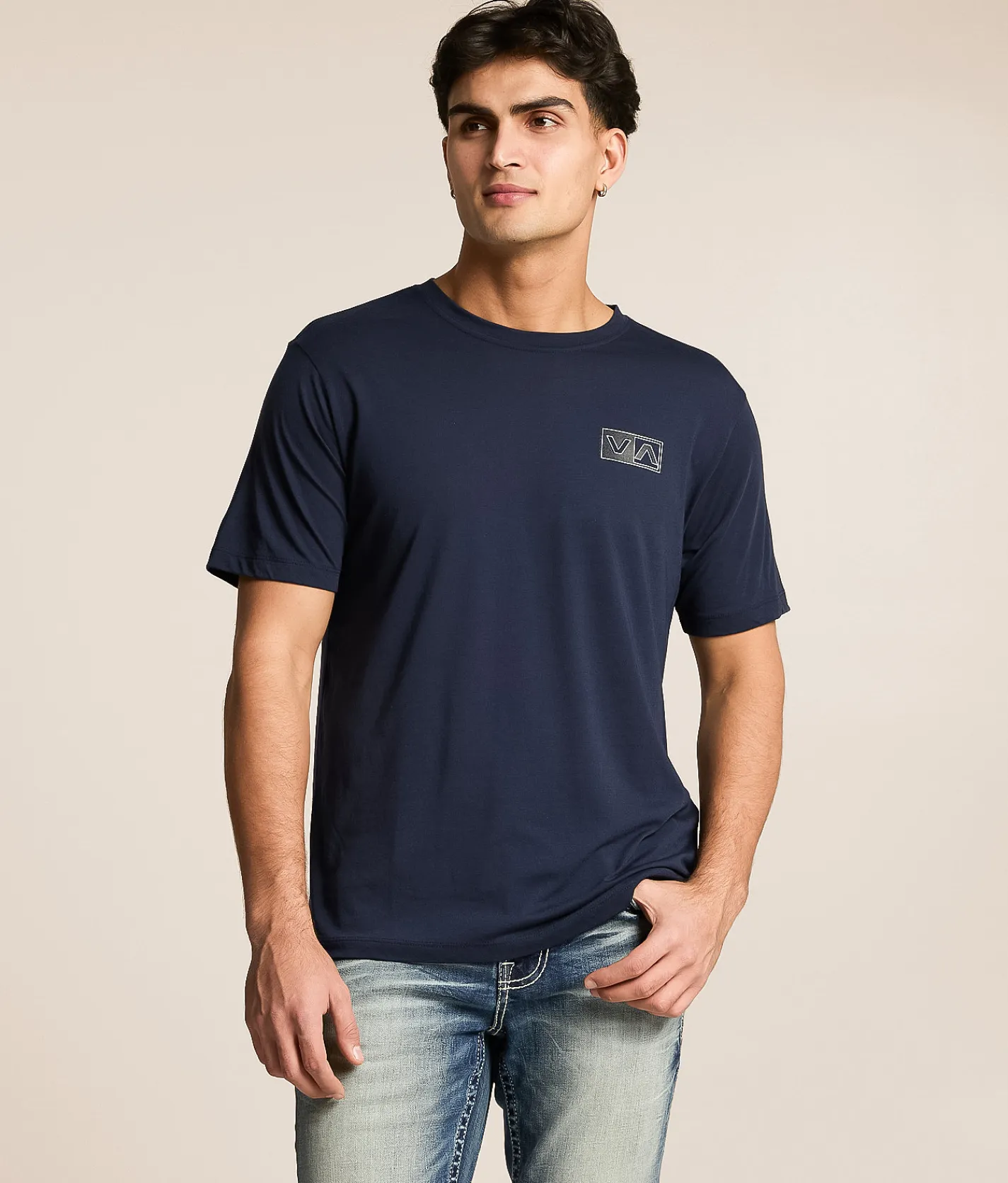 RVCA Big Box Pellet Sport T-Shirt Marine Navy Best