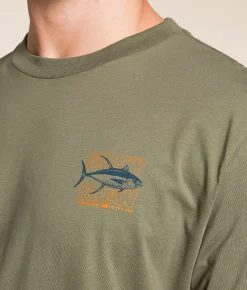 Graphic T-Shirts | Salty Crew Big Game Classic T-Shirt Dusty Olive