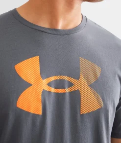 Graphic T-Shirts|Activewear | Under Armour® Big Logo T-Shirt Castlerock Atomic Orange