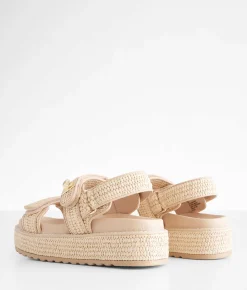 Shoes | Steve Madden Bigmona Flatform Sandal Natural Raffia