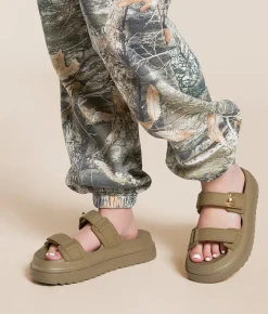 Shoes | Steve Madden Bigschmona Flatform Sandal Olive