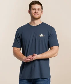 Graphic T-Shirts | Ariat Billboard T-Shirt Blue Dusk