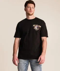 Tops|Graphic T-Shirts | FLY by Popularity Billiard Ball Oversized T-Shirt Black