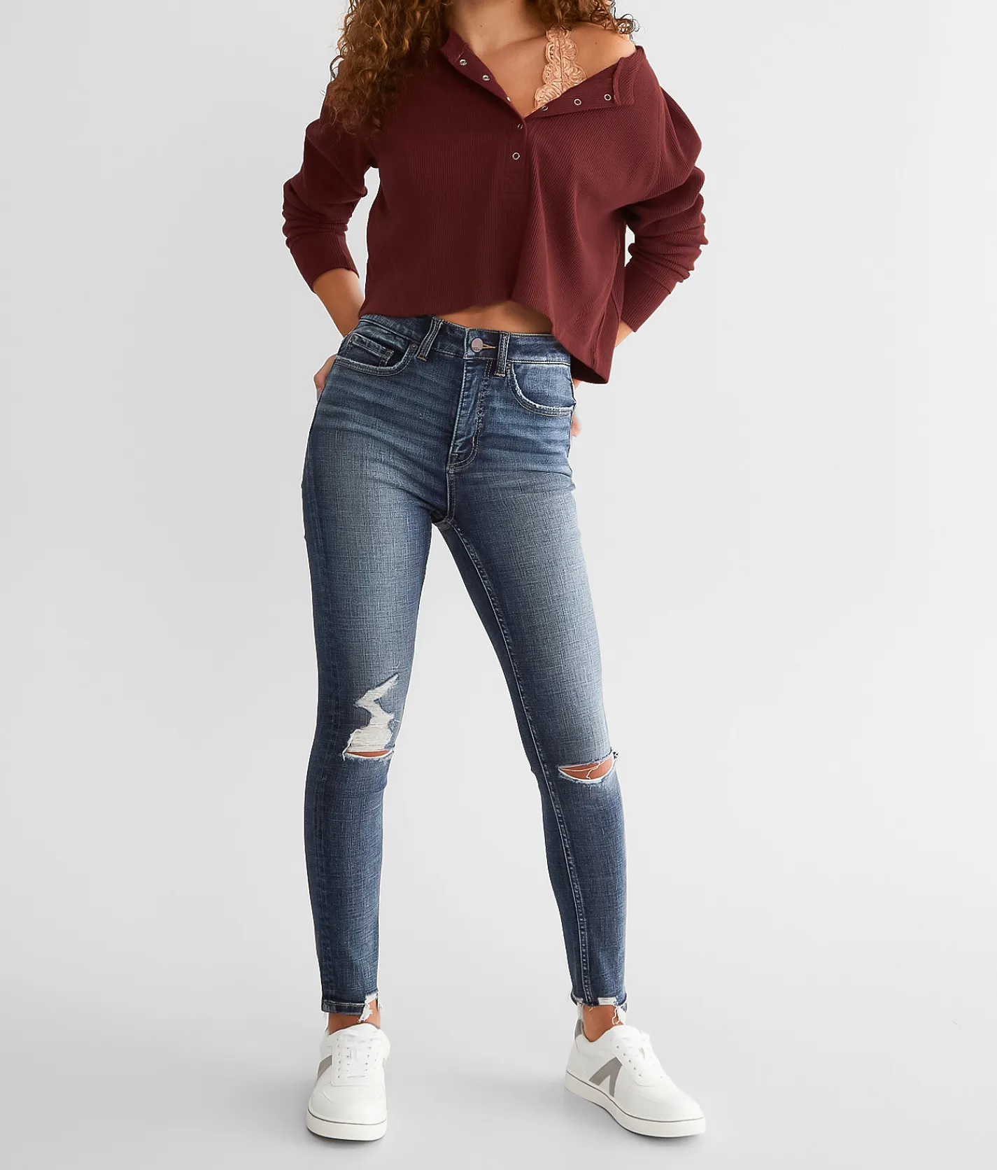 BKE Billie Ankle Skinny Stretch Jean Ziegler Clearance
