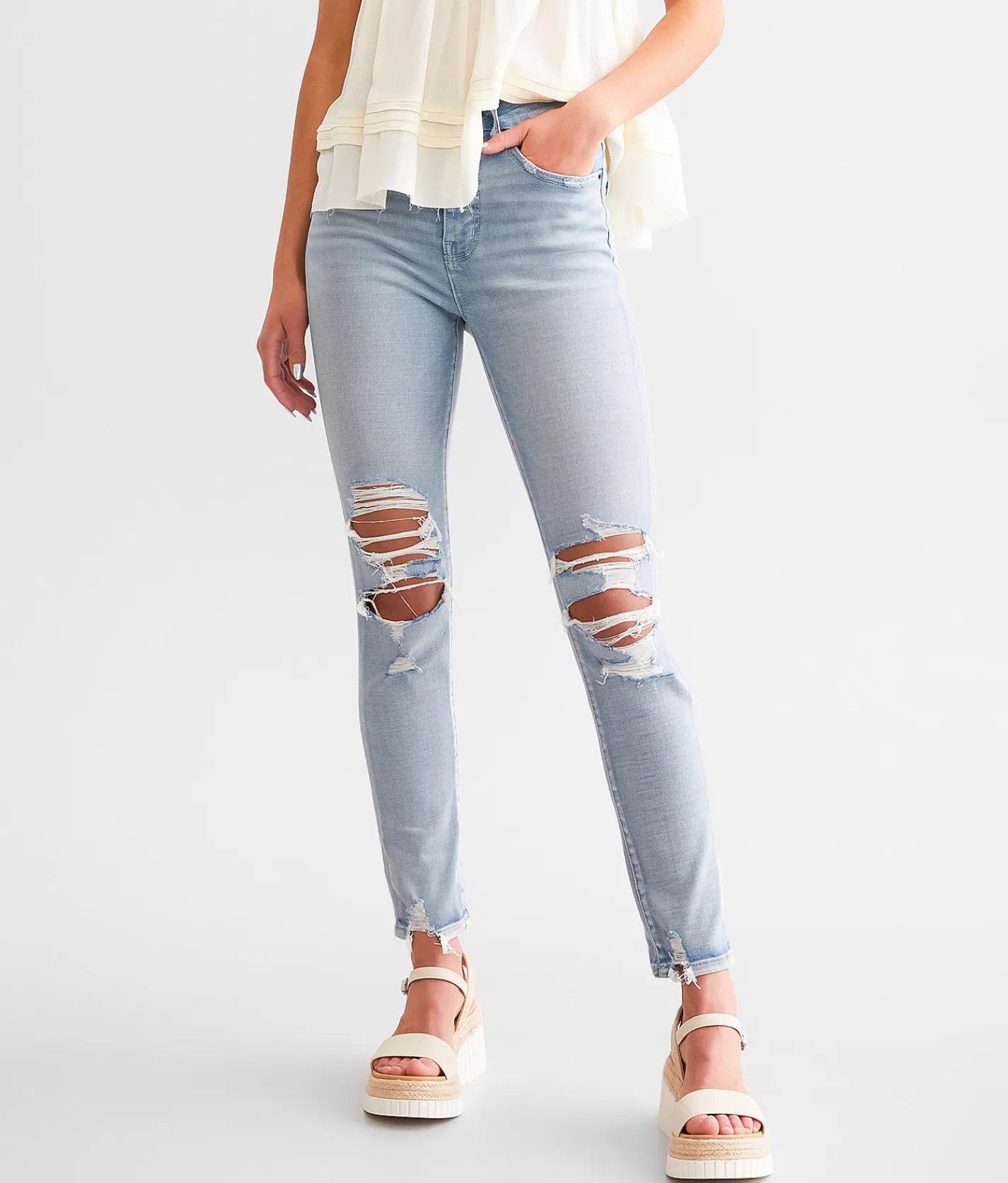 BKE Billie Ankle Skinny Stretch Jean Morel 8 Discount