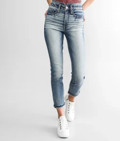 BKE Billie Ankle Straight Stretch Cuffed Jean Tobak Sale