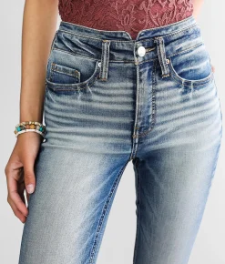 BKE Billie Ankle Straight Stretch Cuffed Jean Tobak Sale