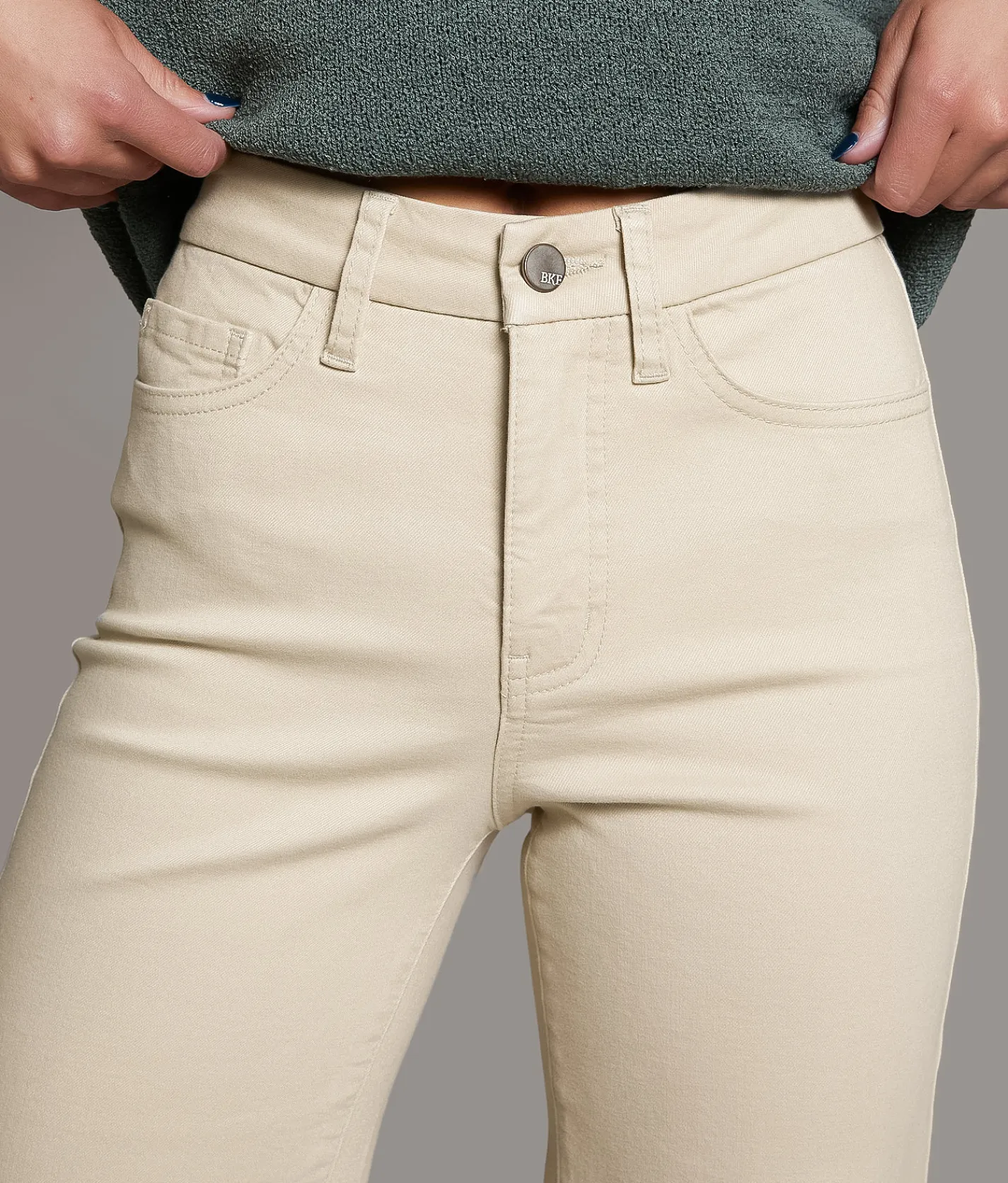 Bottoms | BKE Billie Classic Straight Stretch Pant Khaki