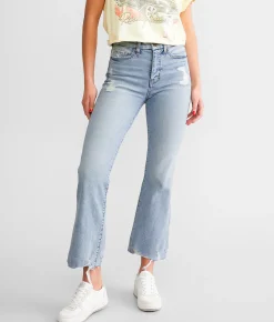 BKE Billie Cropped Flare Stretch Jean Fultz New