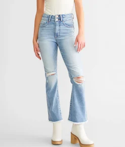 BKE Billie Cropped Flare Stretch Jean Flinn 4