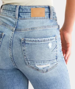 BKE Billie Cropped Flare Stretch Jean Flinn 4