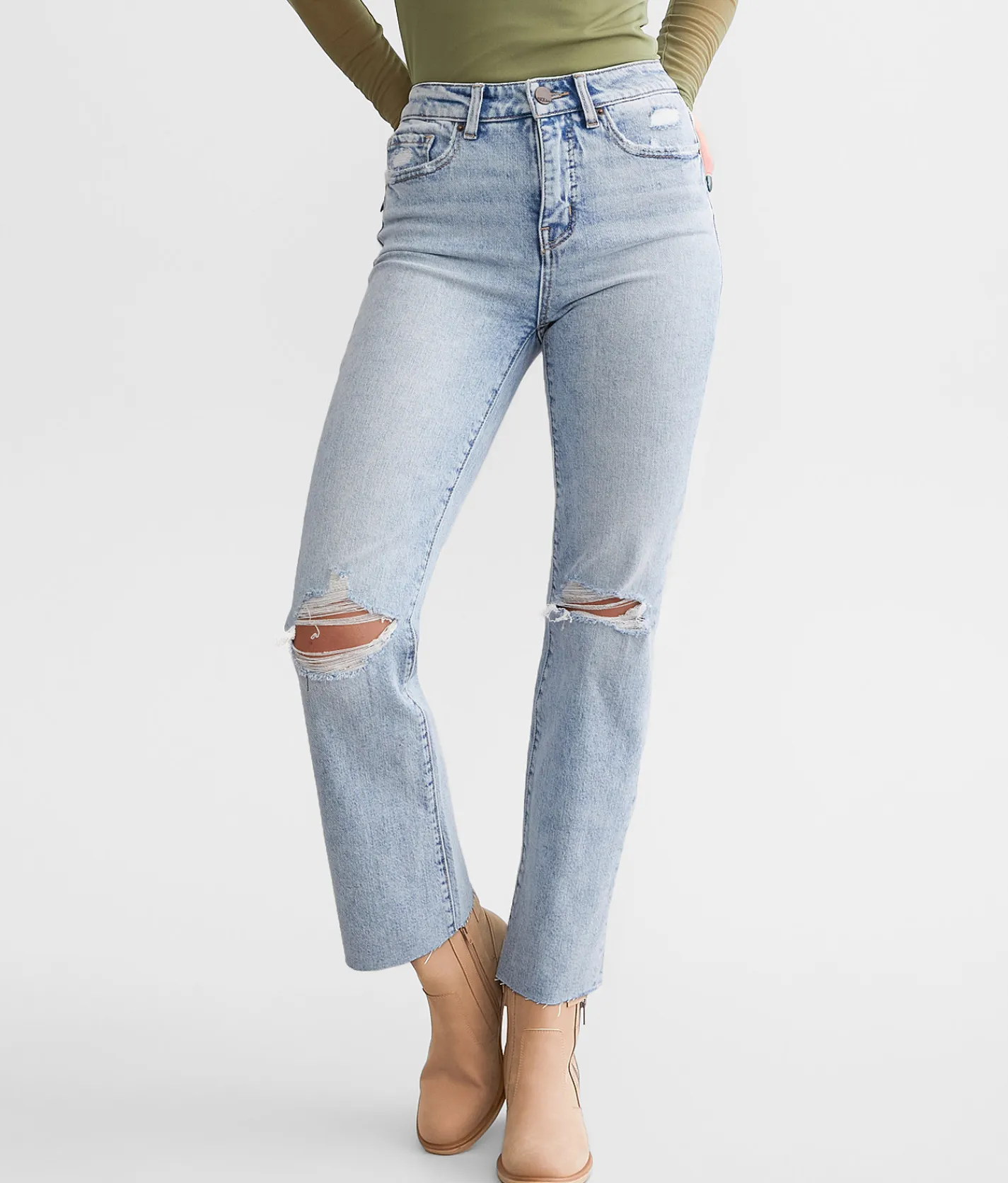 Jeans|Bke Jeans | BKE Billie Cropped Straight Stretch Jean Dowd