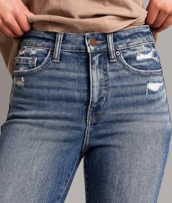 BKE Billie Cropped Straight Stretch Cuffed Jean Velez 7 Discount