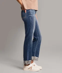 BKE Billie Cropped Straight Stretch Cuffed Jean Velez 7 Discount