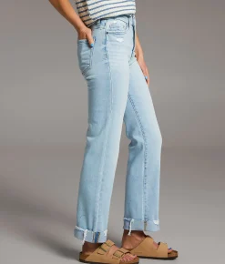 Jeans|Bottoms | BKE Billie Cropped Straight Stretch Cuffed Jean Fellwock