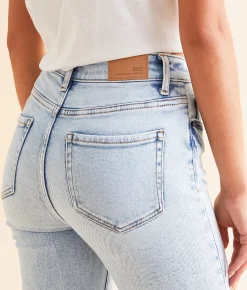 Jeans|Bottoms | BKE Billie Cropped Straight Stretch Cuffed Jean Rainer 2