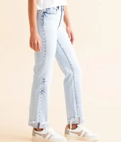 Jeans|Bottoms | BKE Billie Cropped Straight Stretch Cuffed Jean Rainer 2