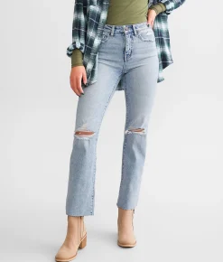 BKE Billie Cropped Straight Stretch Jean Dowd Best