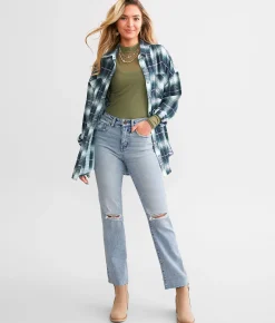 BKE Billie Cropped Straight Stretch Jean Dowd Best