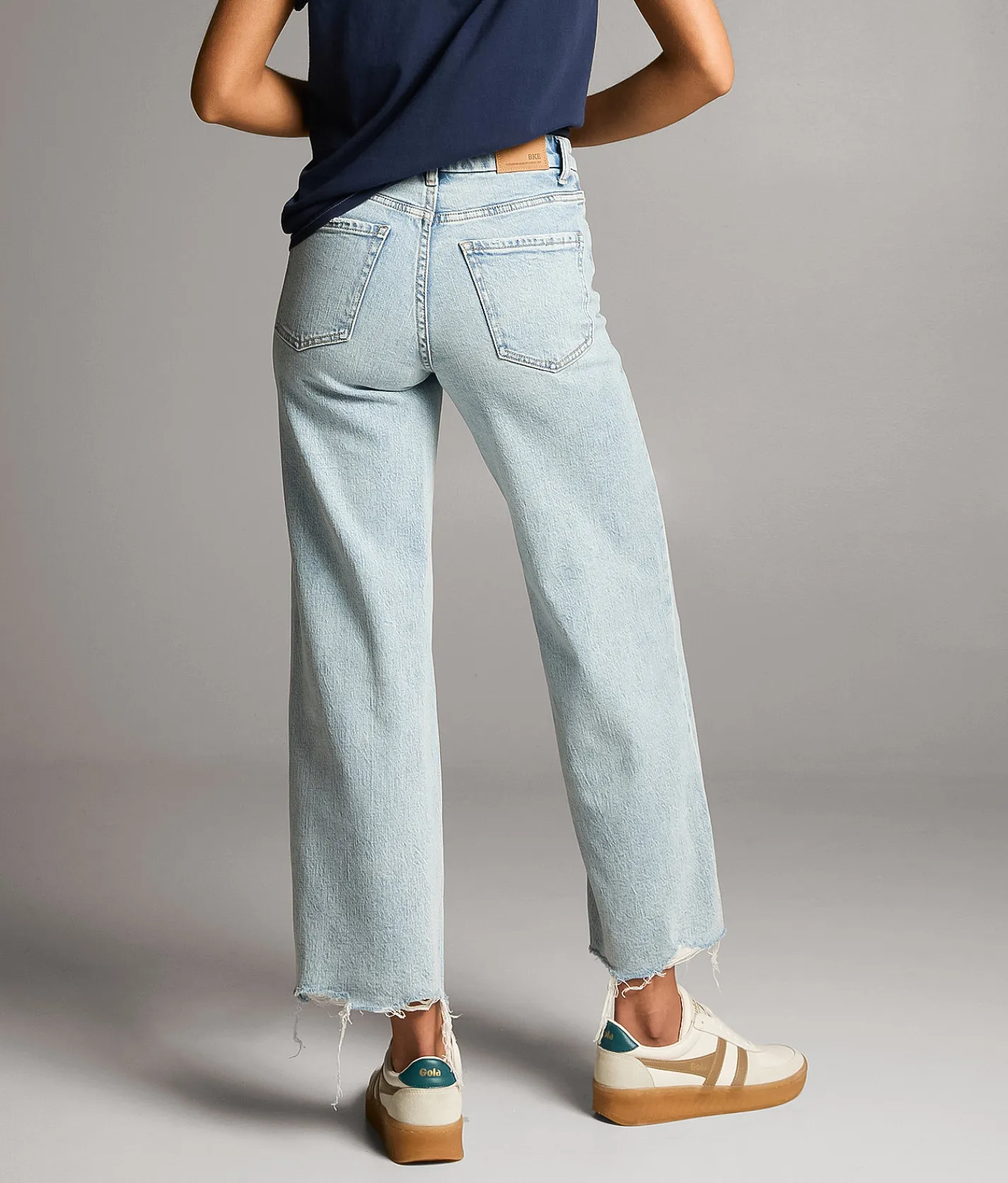 BKE Billie Cropped Wide Leg Stretch Jean Jowell 3 Online